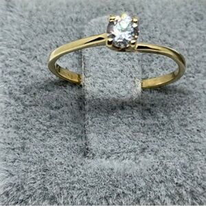 10k real gold cz ring